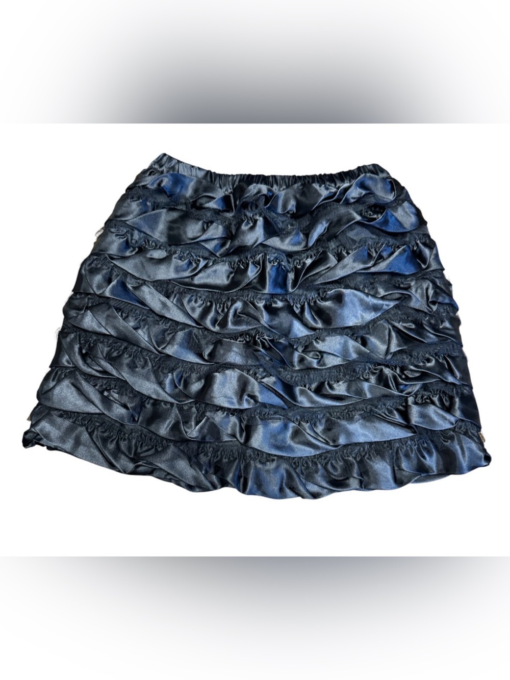 NWT Hanna Andersson black ruffle tulle skirt SZ 6-7